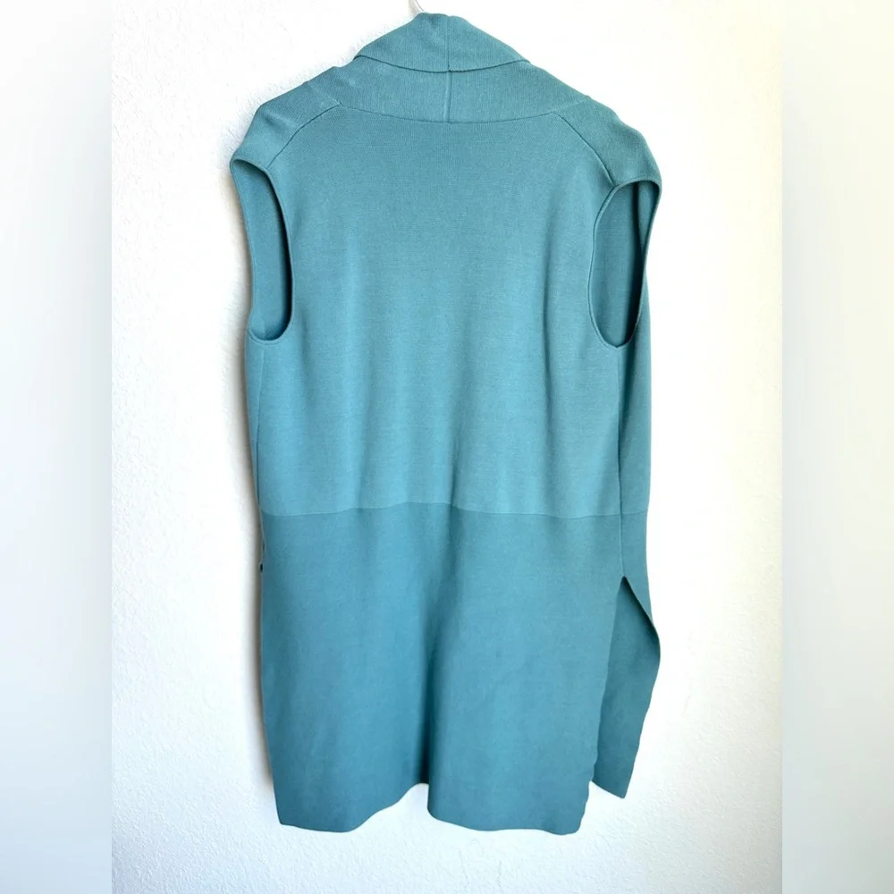 Lafayette 148 New York long‎ cardigan sleeveless NWOT Large